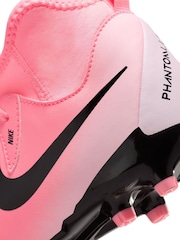 Nike Pink/Black Kids Phantom Luna Academy Mulit Ground Football Boots - Image 9 of 11