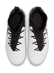 Nike White Kids Phantom Luna Academy Mulit Ground Football Boots - Image 11 of 11