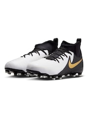 Nike White Kids Phantom Luna Academy Mulit Ground Football Boots - Image 2 of 11