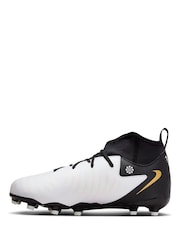 Nike White Kids Phantom Luna Academy Mulit Ground Football Boots - Image 5 of 11