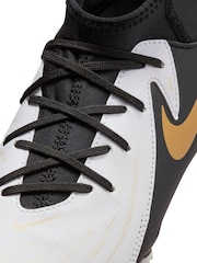 Nike White Kids Phantom Luna Academy Mulit Ground Football Boots - Image 9 of 11