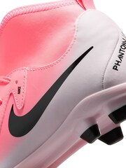 Nike Pink/Black Kids Phantom Luna Club Multi Ground Football Boots - Image 11 of 12