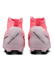 Nike Pink/Black Kids Phantom Luna Club Multi Ground Football Boots - Image 4 of 12