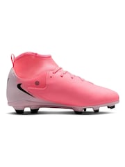 Nike Pink/Black Kids Phantom Luna Club Multi Ground Football Boots - Image 5 of 12