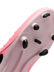 Nike Pink/Black Kids Phantom Luna Club Multi Ground Football Boots - Image 7 of 12