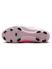 Nike Pink/Black Kids Phantom Luna Club Multi Ground Football Boots - Image 9 of 12