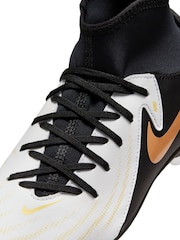 Nike White Kids Phantom Luna Club Multi Ground Football Boots - Image 12 of 15