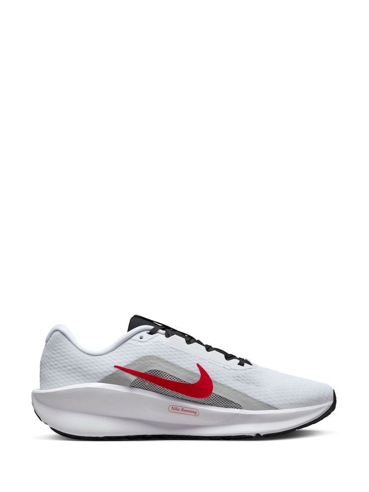 Nike Red/White Downshifter 13 Road Running Trainers - Image 2 of 13