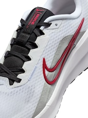 Nike Red/White Downshifter 13 Road Running Trainers - Image 6 of 13
