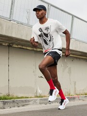 Nike Red/White Downshifter 13 Road Running Trainers - Image 8 of 13