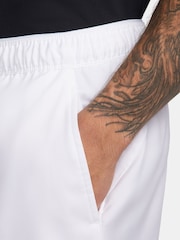 Nike White 9 Inch Court Victory Dri-FIT 9 inch Tennis Shorts - Image 7 of 8
