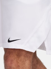 Nike White 9 Inch Court Victory Dri-FIT 9 inch Tennis Shorts - Image 8 of 8