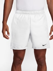 Nike White 7 Inch Court Victory Dri-FIT 9 inch Tennis Shorts - Image 1 of 7