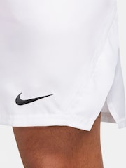 Nike White 7 Inch Court Victory Dri-FIT 9 inch Tennis Shorts - Image 7 of 7