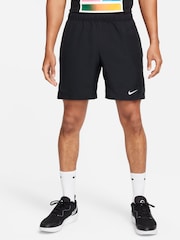 Nike Black 7 Inch Court Victory Dri-FIT 9 inch Tennis Shorts - Image 1 of 8