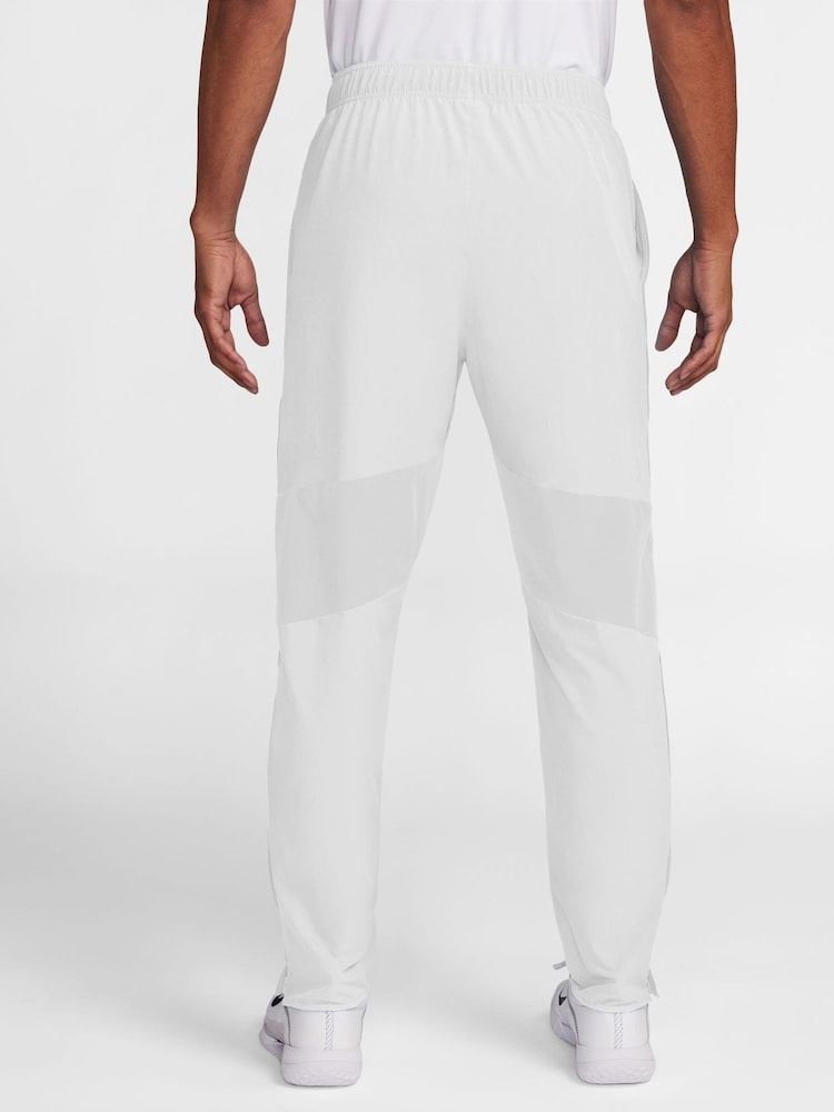 Weiß - Nike Court Advantage Dri-fit Tennis-Jogginghose - Bild 2 von 4