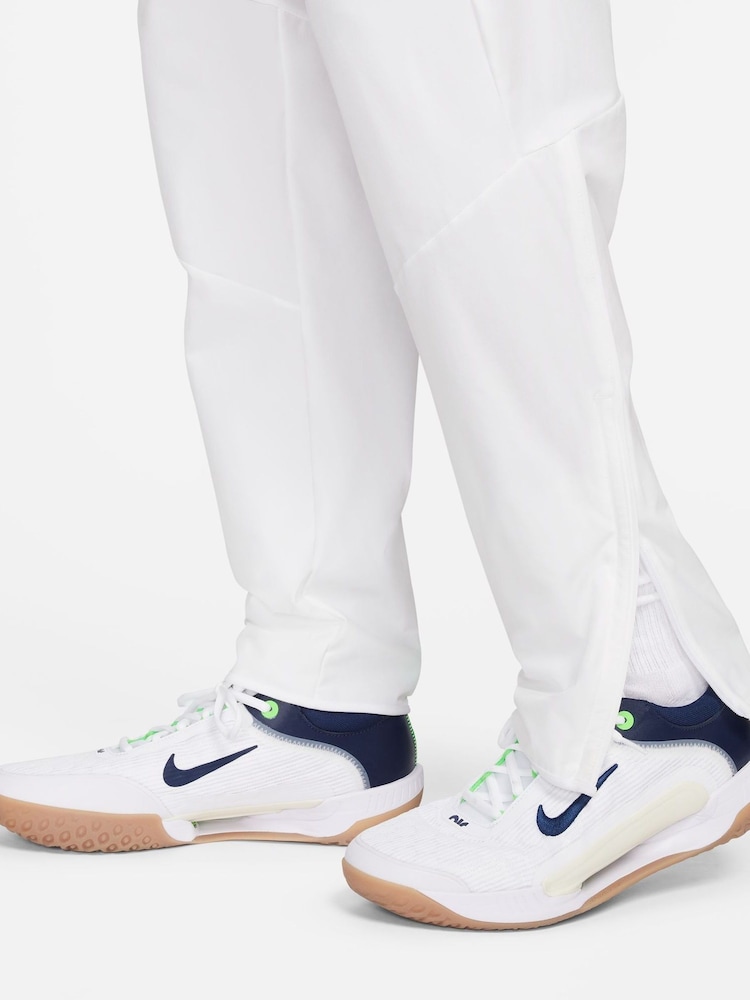 Weiß - Nike Court Advantage Dri-fit Tennis-Jogginghose - Bild 4 von 4