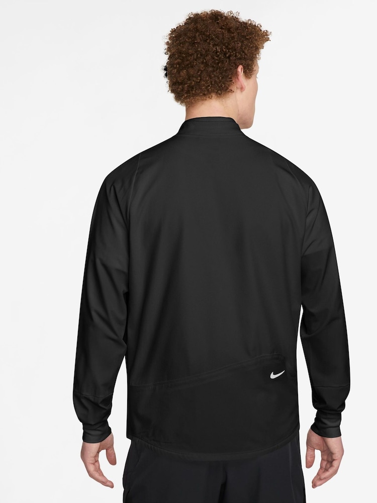Nike Black Court Advantage Dri-FIT Tennis Jacket - Image 2 of 6 Nike Black Court Advantage Dri-FIT Tennis Jacket - Image 2 of 6
