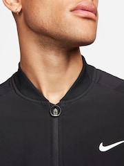Nike Black Court Advantage Dri-FIT Tennis Jacket - Image 3 of 6