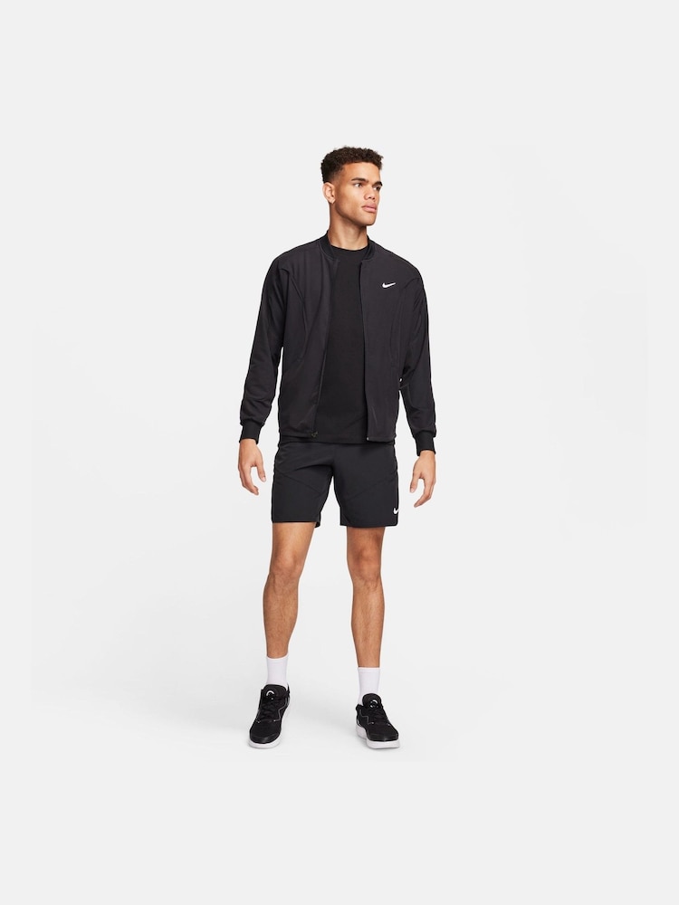 Nike Black Court Advantage Dri-FIT Tennis Jacket - Image 6 of 6 Nike Black Court Advantage Dri-FIT Tennis Jacket - Image 6 of 6