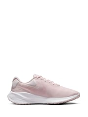 Nike Light Pink Revolution 7 Road Running Trainers - Image 3 of 11