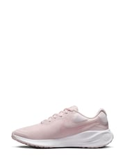 Nike Light Pink Revolution 7 Road Running Trainers - Image 4 of 11