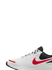 Nike Red/White Revolution 7 Road Running Trainers - Image 2 of 4