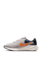 Nike Orange/Grey Revolution 7 Road Running Trainers - Image 10 of 13