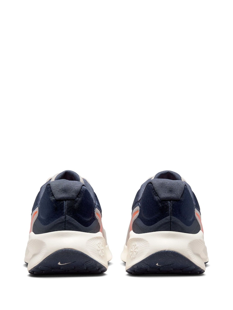 Nike Orange/Grey Revolution 7 Road Running Trainers - Image 8 of 13