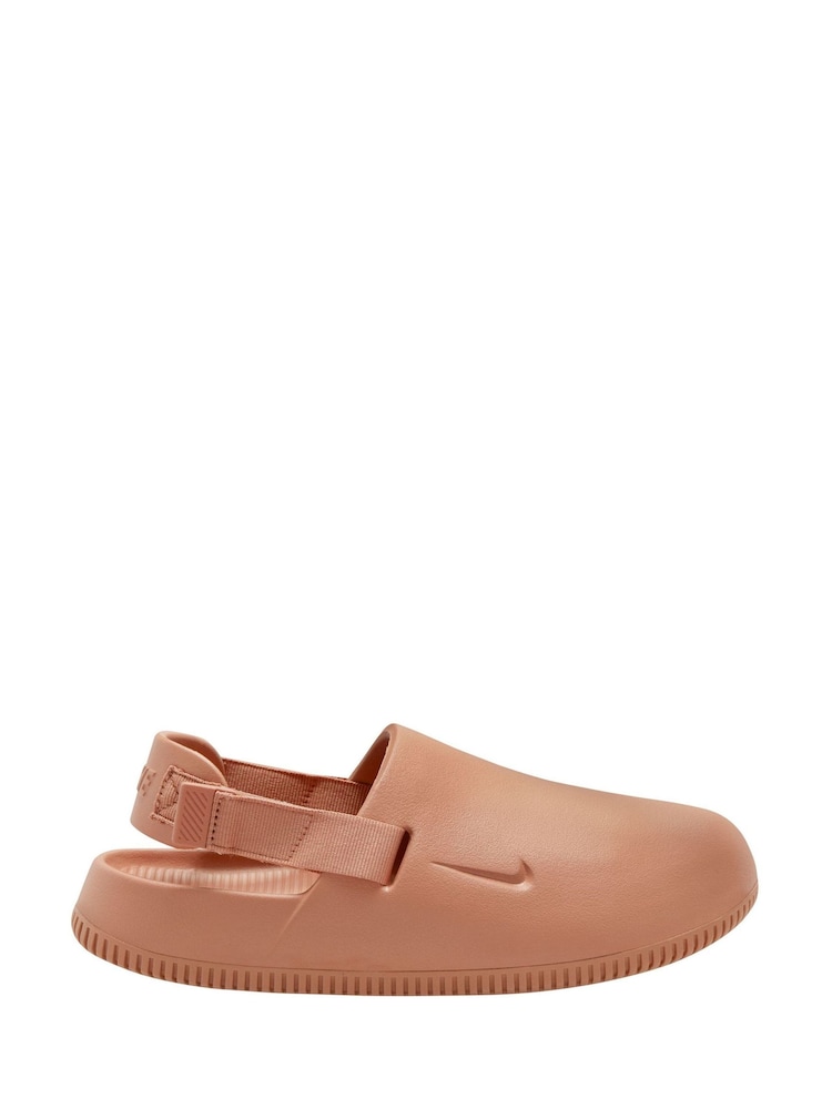 Nike Brown Calm Mule Sandals - Image 1 of 12