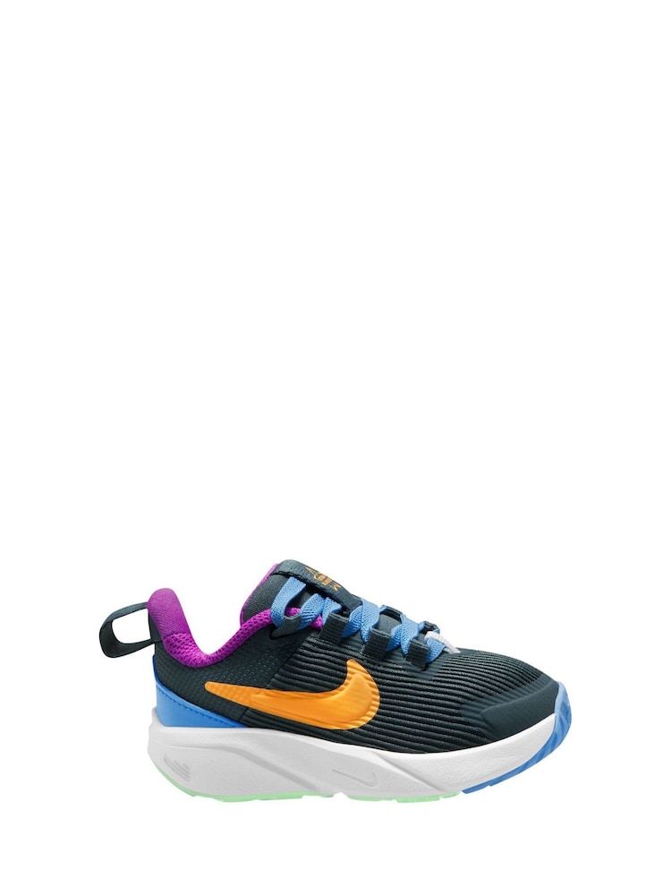 Темно-зеленый/мульти - Кроссовки Nike Infant Star Runner 4 - Image 1 of 4