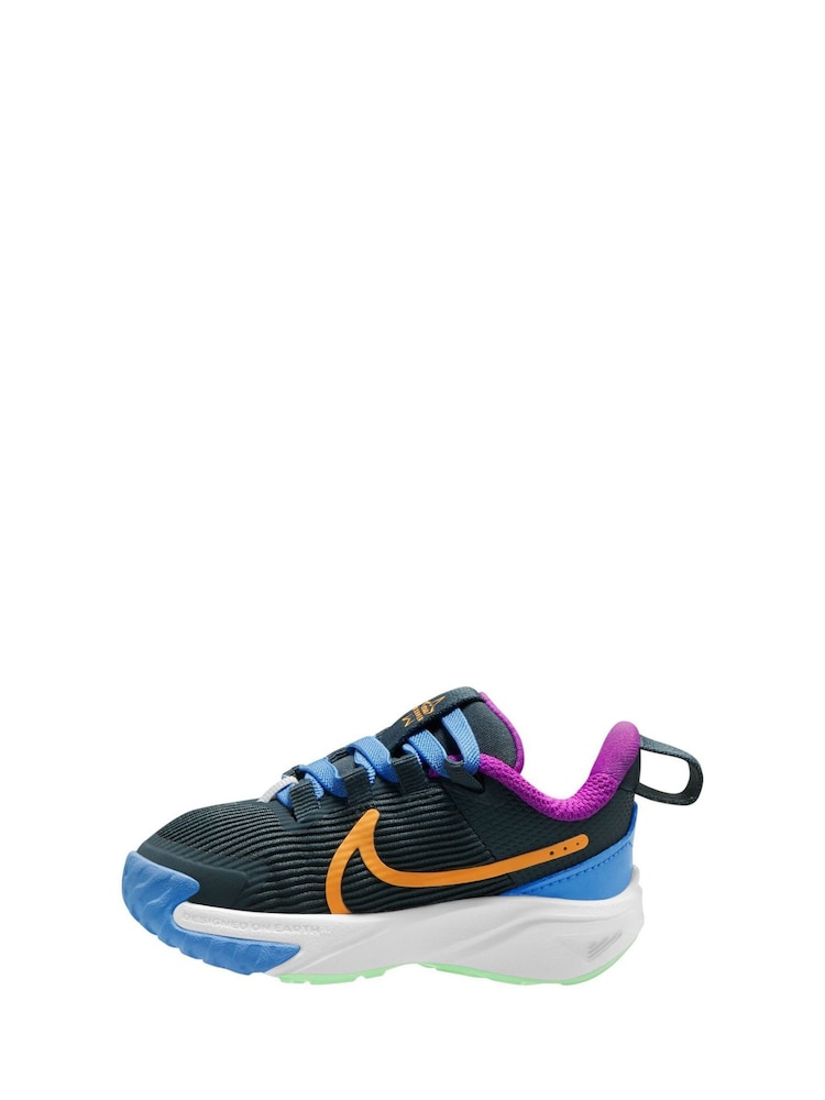 Темно-зеленый/мульти - Кроссовки Nike Infant Star Runner 4 - Image 2 of 4