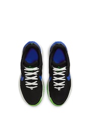 Nike Black/Blue Youth Star Runner 4 Trainers - Image 8 of 12