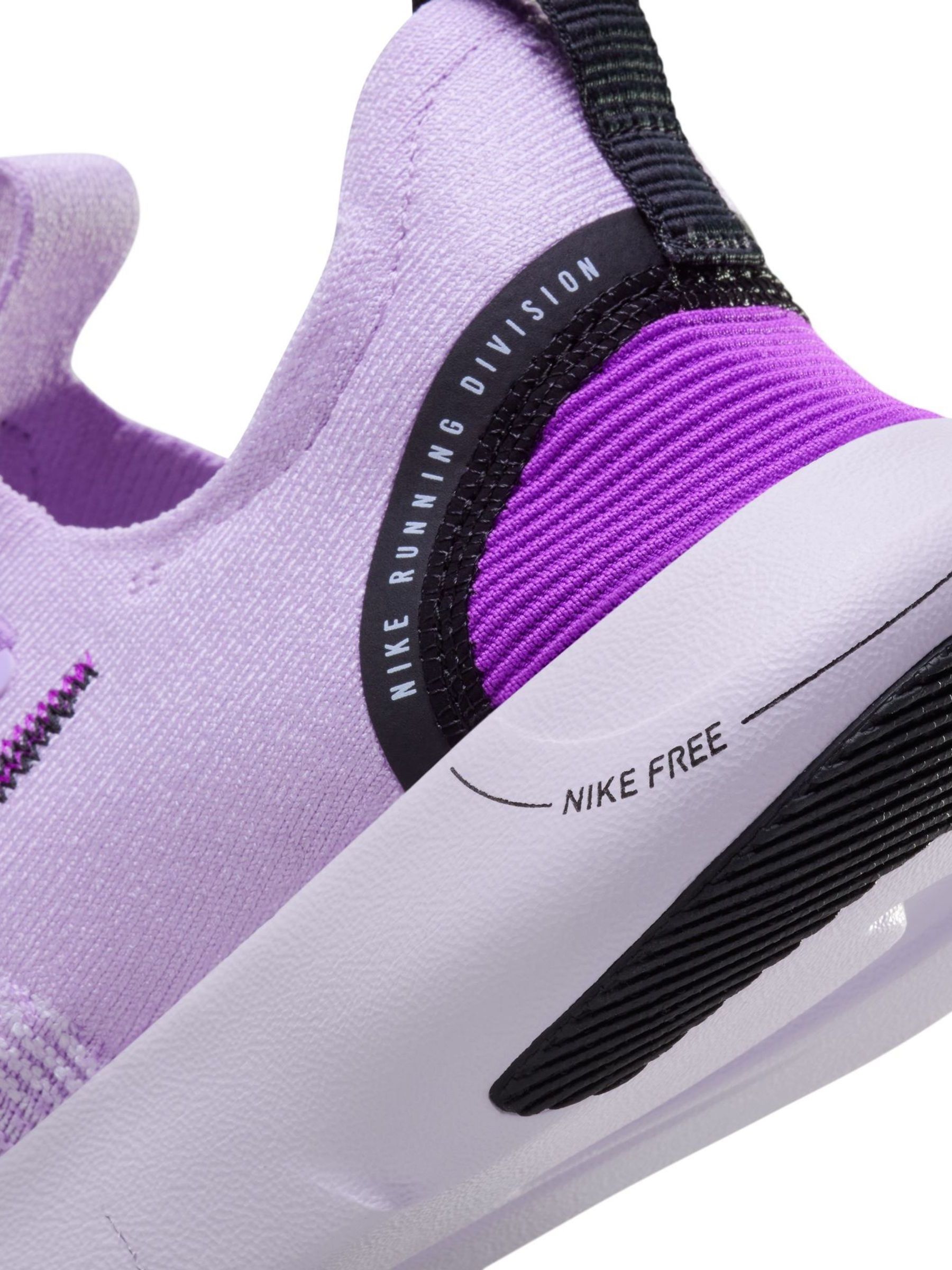 Buy Nike Purple Free Run Flyknit Next Nature Road Running Trainers from Next Luxembourg