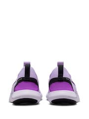 Nike Purple Free Run Flyknit Next Nature Road Running Trainers - Image 8 of 13