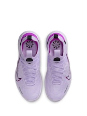Nike Purple Free Run Flyknit Next Nature Road Running Trainers - Image 9 of 13