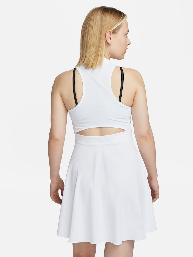 Nike White Dri-FIT Advantage Tennis Dress - Image 2 of 6