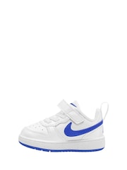 Белый/синий - низкие кроссовки для малышей Nike Court Borough Recraft - Image 2 of 8