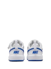 Белый/синий - низкие кроссовки для малышей Nike Court Borough Recraft - Image 6 of 8