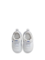 Белый/синий - низкие кроссовки для малышей Nike Court Borough Recraft - Image 7 of 8