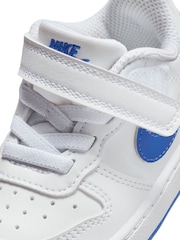 Белый/синий - низкие кроссовки для малышей Nike Court Borough Recraft - Image 8 of 8