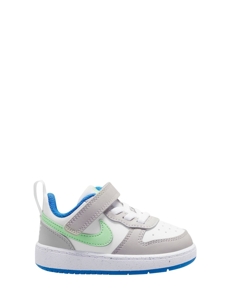 Белый/серый/черный - низкие кроссовки для малышей Nike Court Borough Recraft - Image 1 of 10