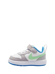 Белый/серый/черный - низкие кроссовки для малышей Nike Court Borough Recraft - Image 4 of 10