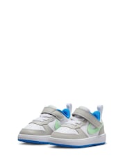 Белый/серый/черный - низкие кроссовки для малышей Nike Court Borough Recraft - Image 5 of 10