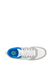 Nike White/Grey/Black Youth Court Borough Low Recraft Trainers - Image 4 of 5