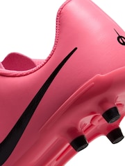 Nike Pink/Black Kids Tiempo Legend 10 Club Multi Ground Football Boots - Image 11 of 12