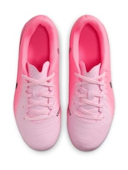 Nike Pink/Black Kids Tiempo Legend 10 Club Multi Ground Football Boots - Image 12 of 12