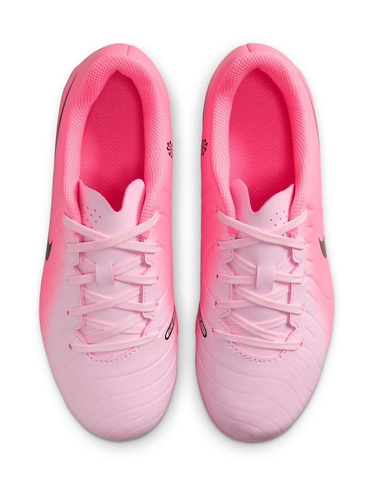 Nike Pink/Black Kids Tiempo Legend 10 Club Multi Ground Football Boots - Image 12 of 12