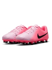 Nike Pink/Black Kids Tiempo Legend 10 Club Multi Ground Football Boots - Image 2 of 12
