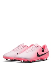 Nike Metallic Silver/Black Adults Tiempo Legend 10 Academy Multi Ground Football Boots - Image 6 of 12